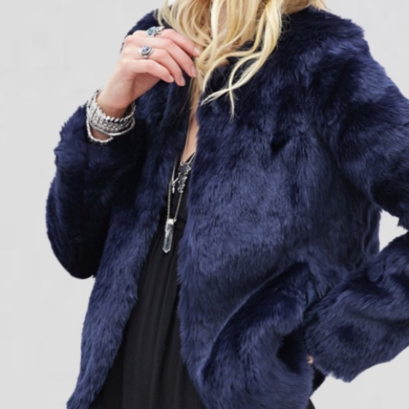 Plush Faux Fur Classic JACKET Soft Frankie Coat - Picture 5 of 5